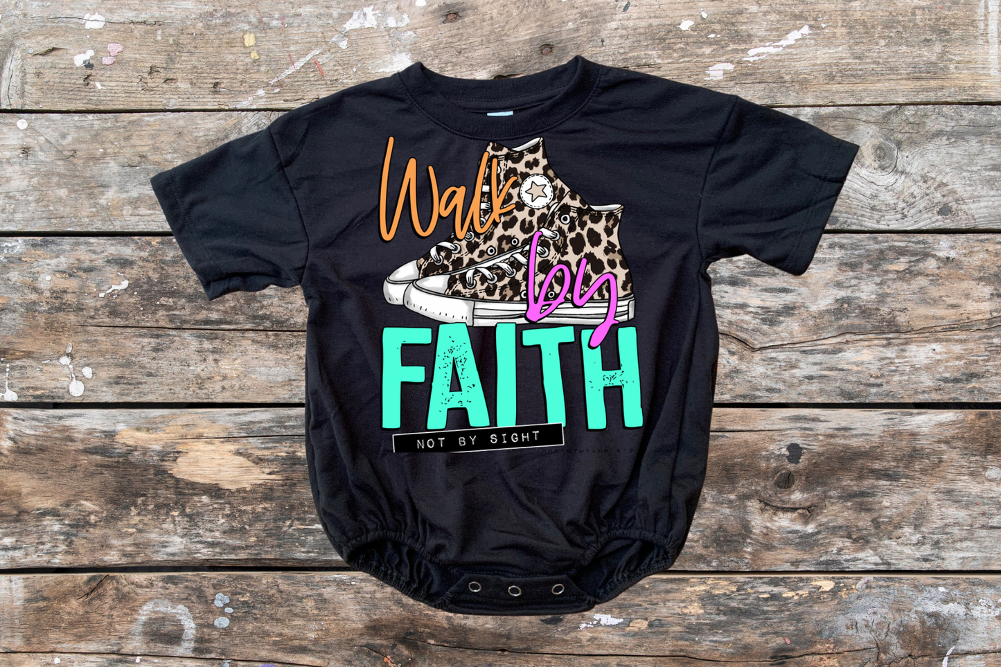 Walk by Faith Romper