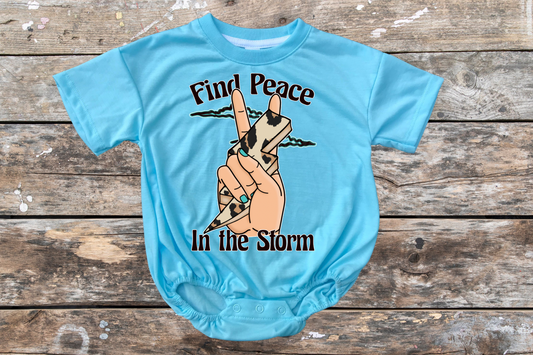 Find Peace in the Storm Romper