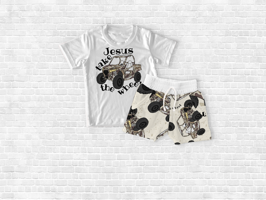 Jesus take the wheel camo set